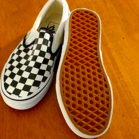 Classic Vans Black & White Checkerboard Sneaker - Picture 6 of 8